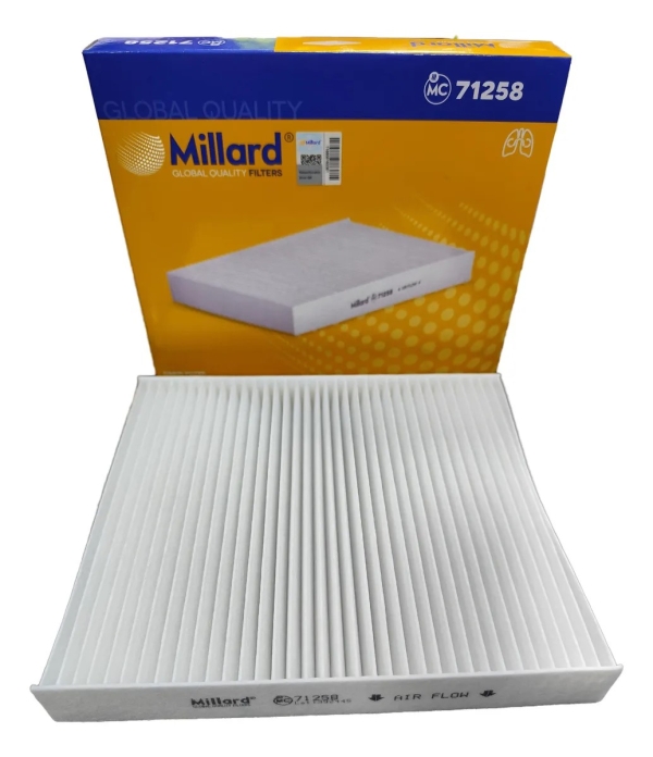 FILTRO CABINA , 1GD HILUX (MC-71258)-MILLAR-STP