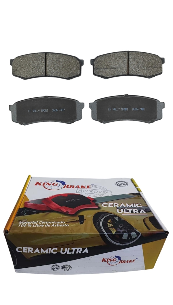 PASTILLAS POST TOYOTA COROLLA ,YARIS, PRIUS, FORTUNER 2017-UP, RUNNER, MITSUBISHI PAJERO 07-UP-(PN-1243=D606)-KING