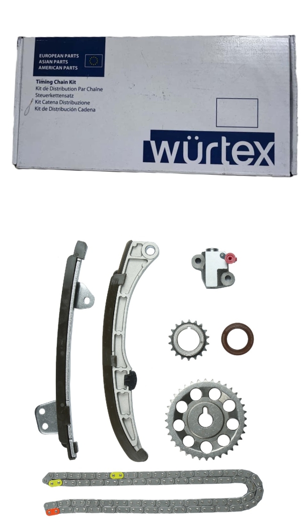 KIT CADENA DISTRIBUCION YARIS, PROBOX 1NZ( 7PCS-124)-WURTEX