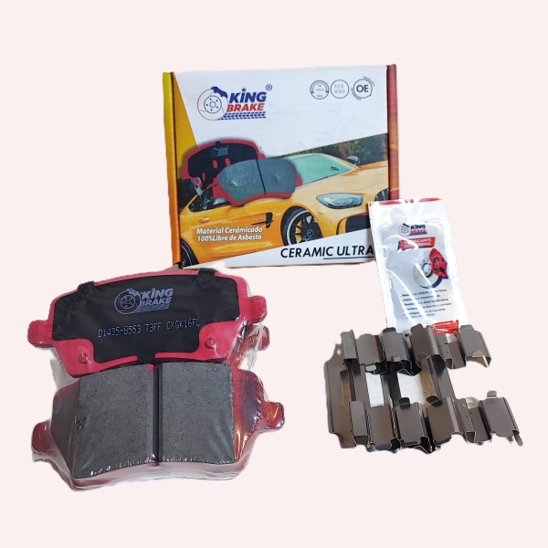 PASTILLAS. F. RENAULT DUSTER, OROCH 2011-UP, CLIO 2005-07, NISSAN NOTE 2006-12(D1435)-KING