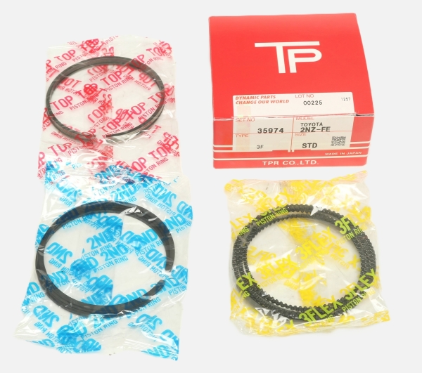 ANILLO DE MOTOR STD 75MM(1.2*1.2*2.0)TOYOTA 1NZ, 2NZ-FE-YARIS, PROBOX-TP